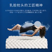 乳胶枕头枕芯内胆批发成人一只套装颈椎儿童泰国原装长颈椎病专用