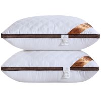 高弹枕头一对装酒店枕芯学生单人成人家用护颈枕头芯