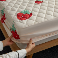 防水床笠床罩单件隔尿透气床垫套加厚夹棉床垫防尘罩席梦思保护套