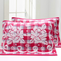 特价纯棉毛巾料枕巾一对欧式全棉情侣成人高档正品四季清仓枕头巾