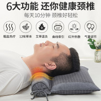 枕头护颈椎修复枕助睡眠劲椎病人睡觉专用荞麦决明子壳皮圆颈枕硬