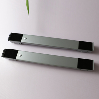 移动滑轮总高4cm(银灰一对)|通用滚筒波轮洗衣机底座脚架移动滑轮超低冰箱4-5cm垫高固定防震