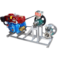 手启动12匹柴油机+组合机|多功能玉米大米膨化机家用商用十用食品麻花弯管爆米花机康乐果机X9