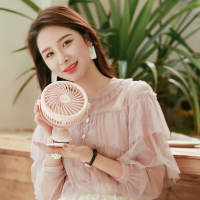 usb小风扇迷你学生宿舍床上夹式可充电小型电扇便携式静音随身手持办公室桌上桌面手拿婴儿车蓄电池小电风扇