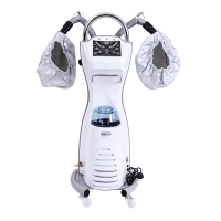 白色版正方形+梳子|美发焗油机理发店蒸汽机发廊活氧臭氧生化仪理发店家用护理仪器D1