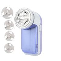 送4个刀头+1清洁刷请自备电池|干电池款毛球修剪器脱毛机去毛器衣服除毛剃毛机去球器元包U9