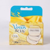 Olay五层大皂条替换刀头3个装|维纳斯去腋毛刮毛器女士专用阴毛腿毛剃刀女式手动除毛刀脱毛O4