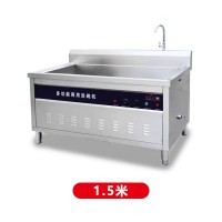 定时款1.5米|超声波洗碗机商用洗菜机食堂大容量酒厨饭洗虾全自动大小型清洗机S4