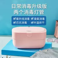 公主粉升级双消毒灯管款(紫外线+臭氧+巴氏+烘干)|紫外线干衣盒便携内衣箱衣物烘干机内裤消毒机家用小型M8
