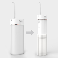 三档白色[190ML水箱+便携袋]|英国冲牙器便携式家用正畸牙缝水牙线口腔清洁牙结石洗牙神器D7