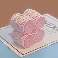 大号自粘款四个长7cm,直径4cm|韩国卷发筒自助卷发器不伤发卷发棒刘海卷发神器梨花卷美发工具U0