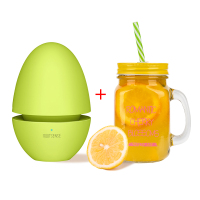 柠檬绿+梅森杯|舌尖卫士 冰箱专用空气净化器臭氧除臭除味剂盒神器