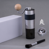 爽磨38mm国产不锈钢刀下调式|汉匠手磨入门精密手摇磨豆机手动意式手冲咖啡豆便携家用研磨器具