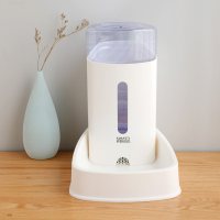 喂水器(白色)|狗狗猫咪饮水机自动喂食器饮水器宠物喝水神器用品喂水动不插电T1