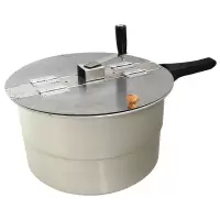 铝合金款(加大燃气款)|爆米花机商用新款手摇煤气爆米花机器摆摊用球形蝶形家用爆米花锅O1