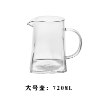 方形分享壶720ML无刻度|壹铭 耐热透明玻璃方形滴漏式手冲咖啡分享壶挂耳冲泡花茶公道杯