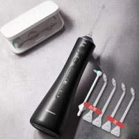 黑色|冲牙器便携式家用电动清洁洗牙器水牙线洁牙器ew1521小白塔T1