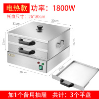 插电加热版(保修一年)|电热肠粉机小型家用燃气早餐肠粉蒸机蒸炉304不锈钢抽屉式肠粉炉A5