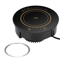 触控电磁炉+平钢圈|小火锅电磁炉圆形商用嵌入式小型迷你800w单人一人一锅宿舍电池炉K6