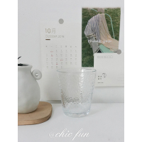 锤纹杯【矮款】300ml高10.5cm口径9cm底6cm|*日式玻璃杯ins风酒杯家用杯子牛奶杯茶杯水杯咖啡杯少女A4