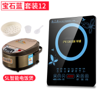 单机+电饭煲|电磁炉家用节能套装组合小型炒菜锅一体送全套汤锅电池炉灶R4