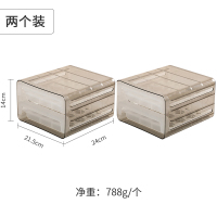 两个装:鸡蛋盒|日本鸡蛋盒冰箱保鲜收纳盒塑料便携32格双层抽屉式鸡蛋架托