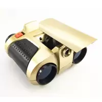 送电池户外儿童望远镜带灯玩具双筒夜视望远镜4x30