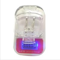 LCD液晶显示充(颜色随机)|充电器经典黑三灯显示型多功能旅行座充老人手机充电器F4