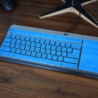 半透蓝色|戴尔hp罗技键盘保护贴膜台式机型电脑机械防尘罩套双飞燕H3