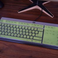 半透绿色|戴尔hp罗技键盘保护贴膜台式机型电脑机械防尘罩套双飞燕H3