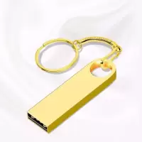经典款[金色] 16G个人刻字|u盘16g/32g/64g/128g电脑手机两用学生办公车载L5