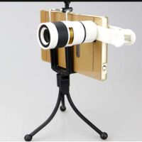新款白色手机望远镜+夹子+三脚架|10万米清升级版手机拍照单筒望远镜微光夜视户外用品望远镜W2
