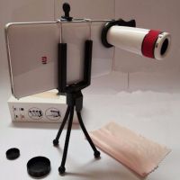 全屏白色望远镜+夹子+三脚架|10万米清升级版手机拍照单筒望远镜微光夜视户外用品望远镜W2