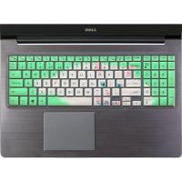 可爱猫咪浅绿|g3键盘膜灵越g5游匣15.6笔记本g7电脑15保护膜贴膜贴纸贴A5