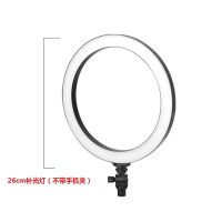三色可调26cm灯[大孔款]|美颜化妆摄像灯拍照纹绣珠宝led补光灯手机自拍双色温摄影灯主播A3