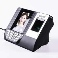 标配免软件版|人脸指纹考勤机打卡机面部识别指纹机W8