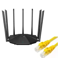 AC23双千兆路由器+千兆网线|路由器2100m家用智能wifi速光纤5g穿墙王双千兆大功率路由M3