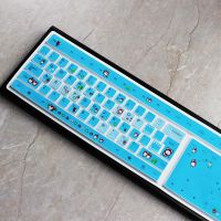 蓝色小狐|台式机键盘膜电脑无线机械键盘保护贴垫hp可爱卡通防尘罩R2
