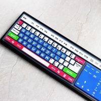 七彩蓝色|台式机键盘膜电脑无线机械键盘保护贴垫hp可爱卡通防尘罩R2