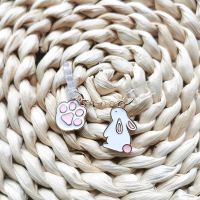 粉色兔兔+猫爪连体 安卓充电口+耳机塞[送防丢绳]|手机充电口防尘塞尾插安卓可爱星月猫吊坠萌耳机塞H1