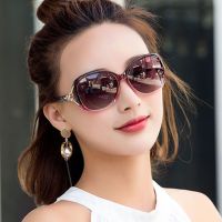 新款护目遮阳太阳镜女潮明星款韩版中框墨镜圆脸防紫外线眼镜优雅H8