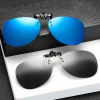 偏光太阳镜夹片式近视墨镜男士潮变色夜视镜开车专用蛤蟆眼镜女M9