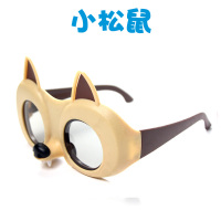 小松鼠|卡通3d眼镜儿童宝宝电影院专用reald不闪式圆偏光偏振3d电视通用E6