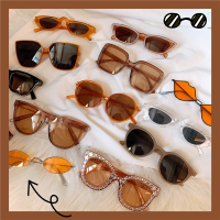 奶茶布丁 unif同款显脸小土酷墨镜 凹造型蹦迪酷男女圆形太阳镜F2