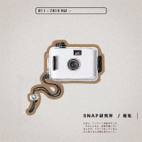 黑白色10天发货 标配|snap研究所 复古可换胶卷可爱傻瓜相机生日礼物ins胶片机情侣学生R2