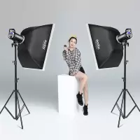 摄影灯sk400ii 二代闪光灯 600w摄影棚补光灯影室闪光灯套装服装人像室内打光灯