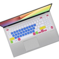 七彩蓝色|适用book15s键盘膜顽石六代pro笔记本fl8700f电脑v5000j保护m5050d贴y5
