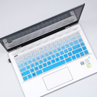 渐变蓝色|电脑键盘保护膜适用于14寸hp青春版笔记本星14键盘膜畅游人x十代防尘套小欧14s薄锐envy13按