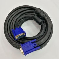黑色升级版 5米|vga线显示器连接线电视投影仪电脑视频信号线1.5-10米20米30mB6