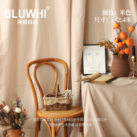 米色4*2.4米钉夹|莫兰迪油画色调米色背景布四色入拍照背景布大尺寸挂墙摄影道具